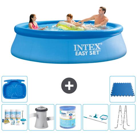 Piscina Fuori Terra - In Giro - 305x76 Cm - Blu - Include Accessori Coordinati A551 - Foto 1