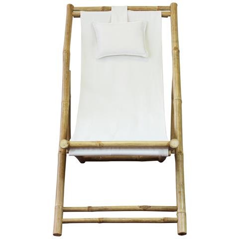 Lelly - Sdraio Da Giardino In Bamboo - Foto 2