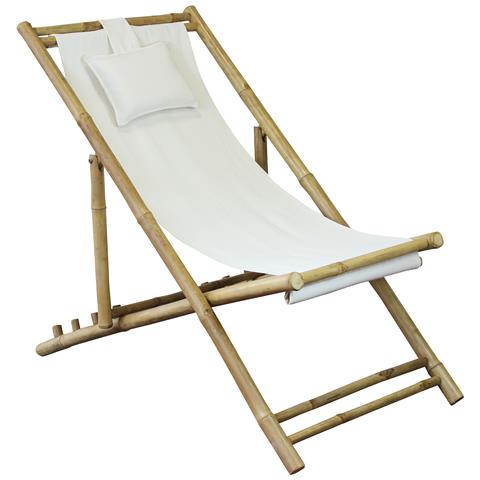 Lelly - Sdraio Da Giardino In Bamboo - Foto 1