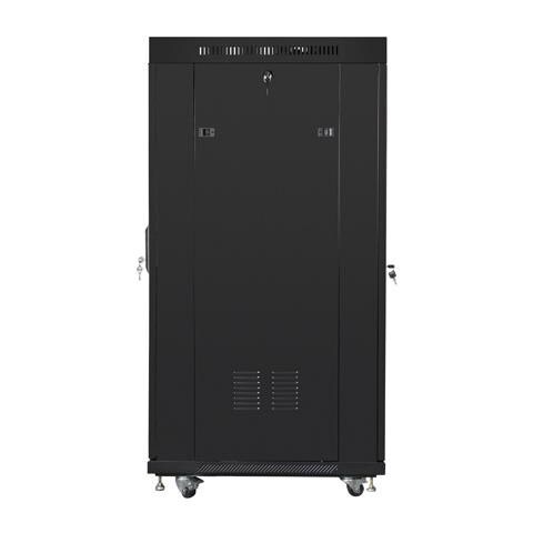 Lanberg FF01-8027-12BL, Rack indipendenti, 27U, 1200 kg, Griglie, 106,5 kg, Nero - Foto 6