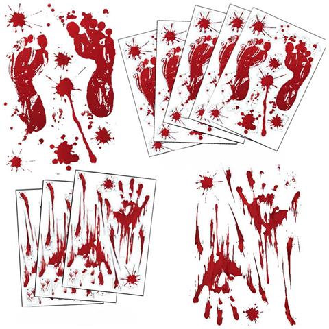Decorazioni Ornamenti Per Halloween Adesivi Tatuaggi Autoadesivi 126 Pz - Foto 1