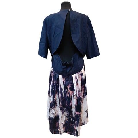 Little Mistress Abito Al Ginocchio Comodo Elegante Blu Navy 54 - Foto 2