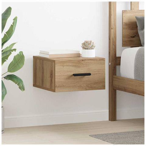 Armadio da Notte 2 pcs rovere artigianale 35 x 35 x 20 cm - Foto 2