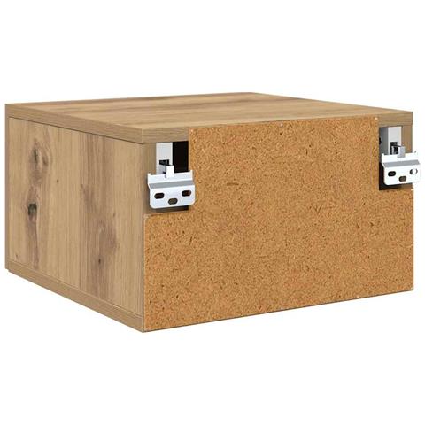 Armadio da Notte 2 pcs rovere artigianale 35 x 35 x 20 cm - Foto 9