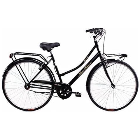 Mario Schiano Olanda 26'' - Bici Da Città, Unisex, Ruote 26'', Cambio 1 Velocità, Telaio Acciaio, Con Accessori - Colore Nero - Foto 1