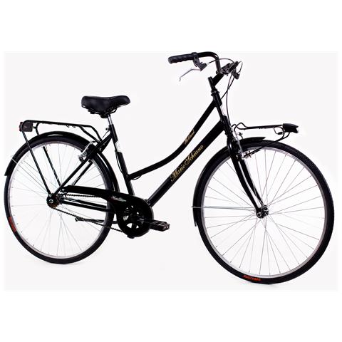 Mario Schiano Olanda 26'' - Bici Da Città, Unisex, Ruote 26'', Cambio 1 Velocità, Telaio Acciaio, Con Accessori - Colore Nero - Foto 2