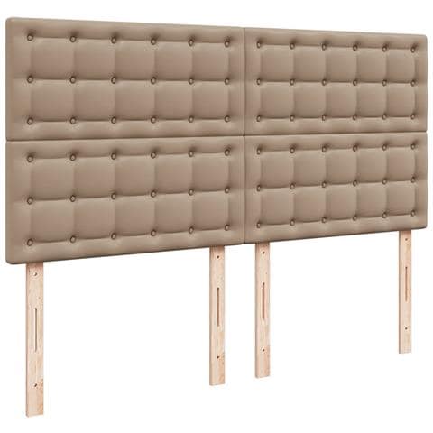 Struttura Letto Pouf con Materasso 160x200 cm Similpelle - Foto 9