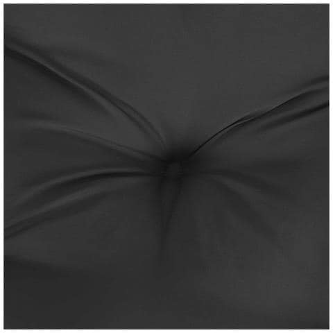 Set di Cuscini per Sedia Bassa 4 pcs Melange Nero - Foto 9