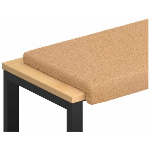 Cuscino per panchina Tessuto Sherpa Beige Profondità 35 cm - Foto 1