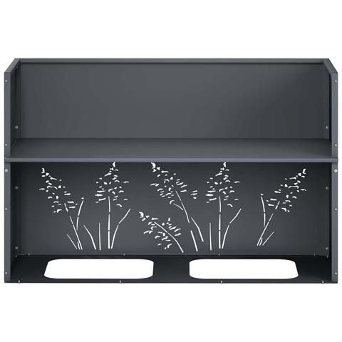 Vaso da giardino 2 pz Antracite 80 x 20 x 49 cm - Foto 9