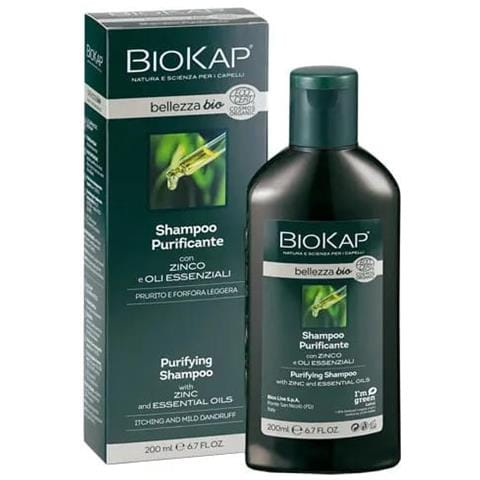 Biokap Bellezza Bio Shampoo Purificante Cosmos Ecocert 200 ml Biosline - Foto 1