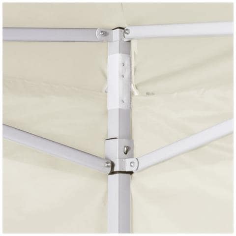 Tenda Pieghevole Crema 3 x 3 m con 4 Pareti - Foto 2