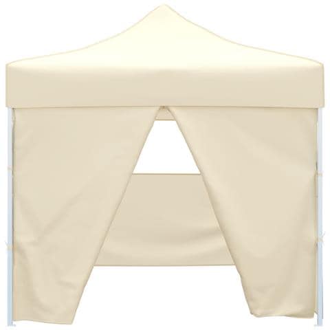 Tenda Pieghevole Crema 3 x 3 m con 4 Pareti - Foto 10