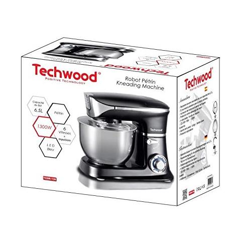 Robot da Cucina TCDR-136 Capacità 6.5 L Potenza 1300 W Colore Nero - Foto 3