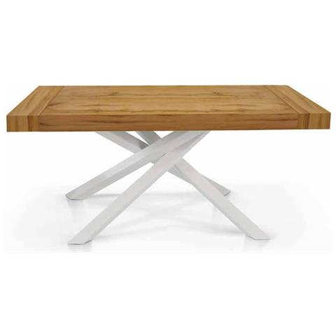 Flora - Tavolo In Legno E Acciaio 180 X 100 - Foto 3