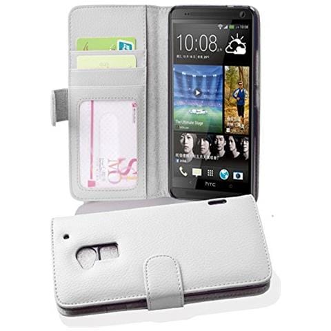 Custodia Compatibile Con Htc One Max T6 In Magnesio Bianco - Coperchio Protettivo Con Chiusura Magnetica E 3 Slot Per Carte - Foto 1
