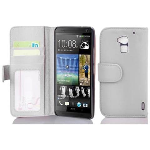 Custodia Compatibile Con Htc One Max T6 In Magnesio Bianco - Coperchio Protettivo Con Chiusura Magnetica E 3 Slot Per Carte - Foto 2
