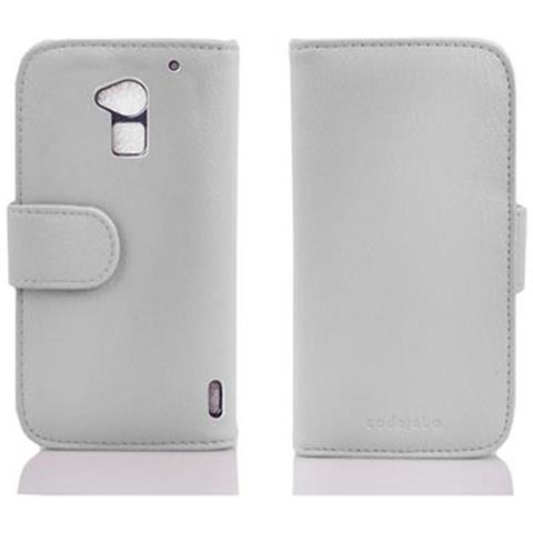 Custodia Compatibile Con Htc One Max T6 In Magnesio Bianco - Coperchio Protettivo Con Chiusura Magnetica E 3 Slot Per Carte - Foto 4