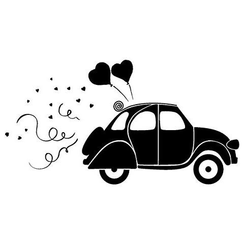 Artemio Tipo D Wedding Beetle Car Stamp Legno - Foto 2