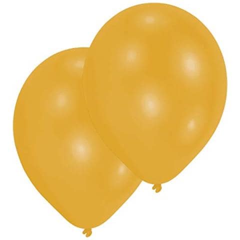 9904909 - 10 Palloncini In Lattice, Colore: Oro Metallizzato - Foto 1