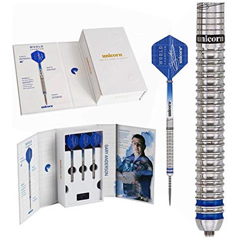 2019 Edition-gary Anderson World Champion 90 Percent, Freccette In Tungsteno. Unisex-adulto, Blu, 21 G - Foto 1