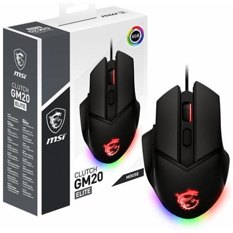 Mouse Clutch GM20 Elite Ottico 6 Tasti 6400 DPI Colore Nero - Foto 1
