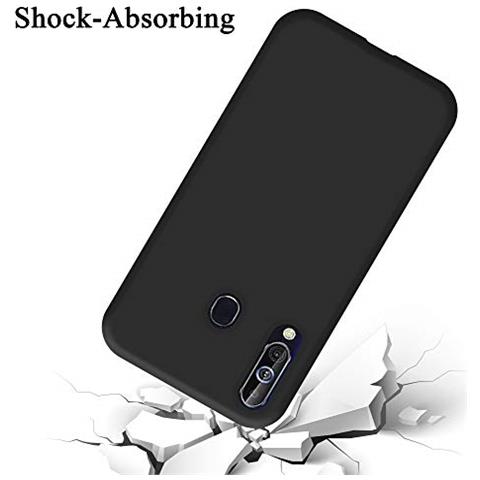 Custodia Compatibile Con Samsung Galaxy A60 / M40 In Liquid Nero - Coperchio Protettivo In Silicone Tpu Flessibile - Foto 2