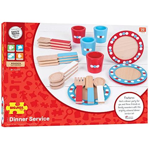 Bigjigs Giocattoli Servizio Da Pranzo (20 Pezzi)  - Foto 5