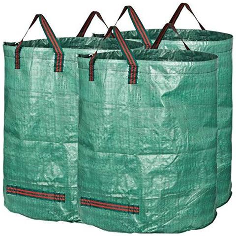 Confezione Da 3 Grandi 300l Professionali Sacchetti Dei Rifiuti Giardino (h84 Cm D67 Cm)  - Foto 1