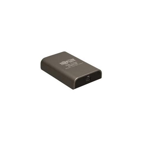 USB 2.0 to VGA Adapter, USB mini B, VGA (D-Sub) , Femmina / femmina, Nero, RoHS, Windows 2000 +, Mac OS X 10.4 + - Foto 1