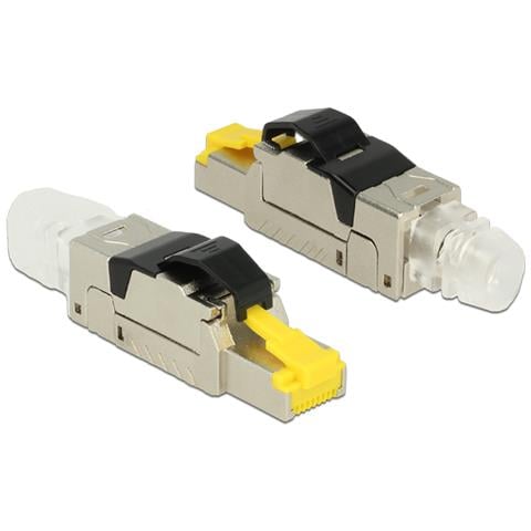 86485 cavo di collegamento RJ45 Nero, Argento, Trasparente, Giallo - Foto 1