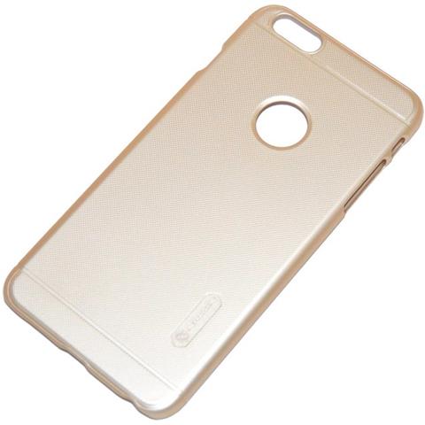 Nillkin Custodia Frosted Shell Posteriore Rigida Antiscivolo Apple Iphone 6 Plus - 6s Plus Gold - Foto 1