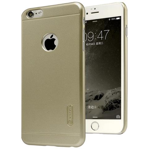 Nillkin Custodia Frosted Shell Posteriore Rigida Antiscivolo Apple Iphone 6 Plus - 6s Plus Gold - Foto 3