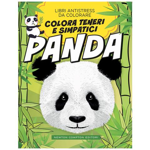 Colora Teneri Simpatici Panda. Libri Antistress Da Colorare - Foto 2