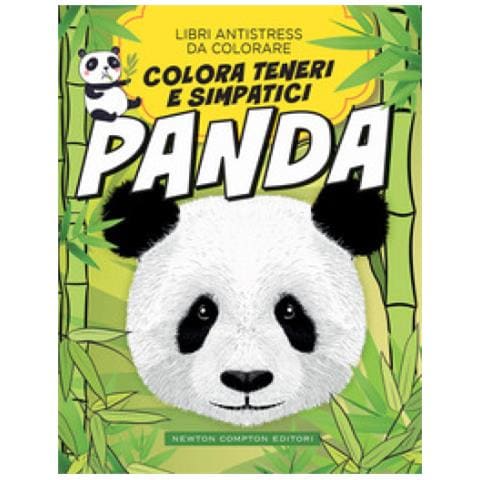Colora Teneri Simpatici Panda. Libri Antistress Da Colorare - Foto 1