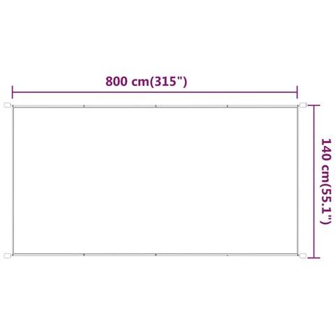 Paravento Verticale Verde Chiaro 140x800 Cm In Tessuto Oxford - Foto 2