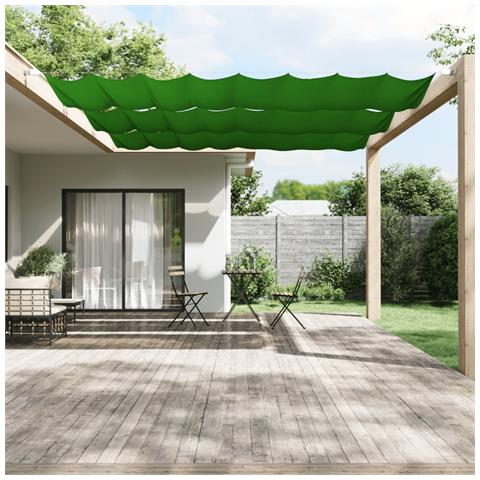 Paravento Verticale Verde Chiaro 140x800 Cm In Tessuto Oxford - Foto 6