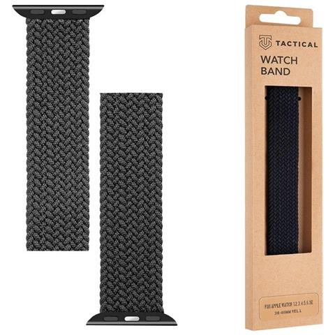 Cinturino L 749 Originale Braided String Per Apple Watch 1-2-3-4-5-6-7-se 38 40 41mm Black - Foto 1
