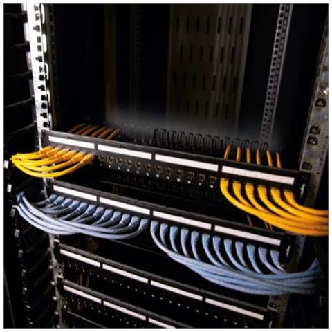 PANNELLO LCS3 VUOTO PER 24 CONNETTORI -RJ45 PER CAT. 5 6 6A - Foto 3