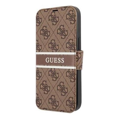 Book Case 4g Stripe Brown Fr Iphone 13 Mini Gubkp13s4gdbr Blister (gubkp13s4gdbr) - Foto 1