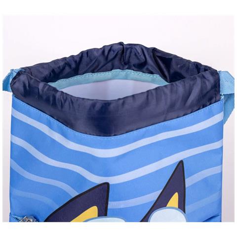 Zaino A Sacca Per Bambini Azzurro 27 X 33 X 1 Cm - Foto 2