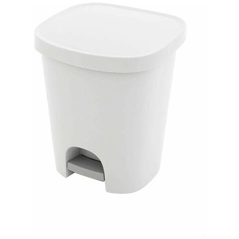 Cestino A Pedale Bianco 25 L - Foto 1