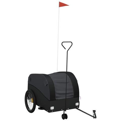 Rimorchio Da Bici Nero 45 Kg In Ferro - Foto 1