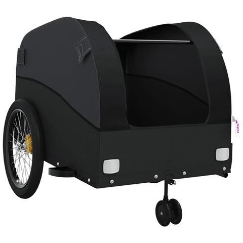 Rimorchio Da Bici Nero 45 Kg In Ferro - Foto 10