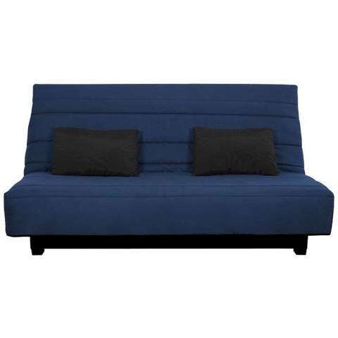 Divano Letto 2 Posti Dunlopillo - Blu Marino - Reveur - Foto 1