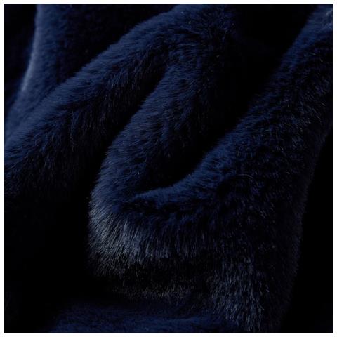 Cappotto Per Bambini In Pelliccia Sintetica Blu Marino 128 - Foto 7