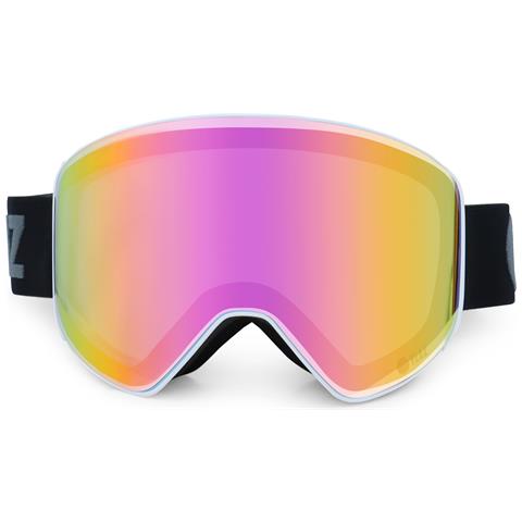Maschera Apex Occhiali Da Sci Snowboard Magnet Rosa A Specchio /bianco - Foto 2