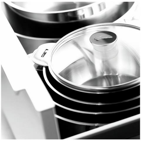 Padella In Acciaio Inox Da 28 Cm + Coperchio - 12138032028 - Foto 5