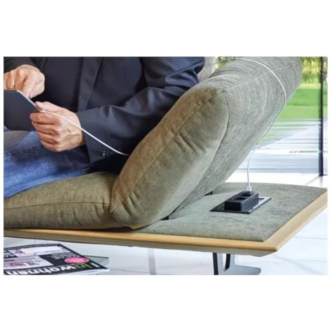 Blocco Prese BackFlip 2 Schuko e 1 Usb C Nera - Foto 5