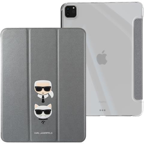 Custodia Per Ipad Pro 12.9 E Pro 12.9 2017 Supporto Multiposizione, Grigio - Foto 1